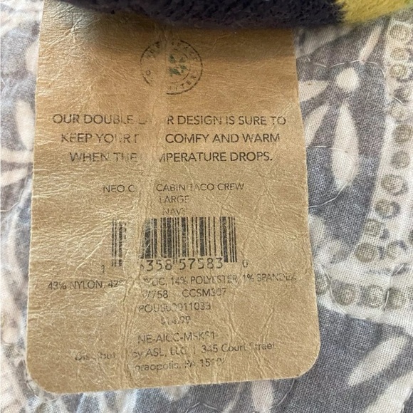 Cozy Cabin Northeast Outfitters Taco Socks men’s size 8-12.5 - Picture 3 of 3